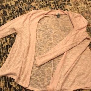 Light-pink cardigan